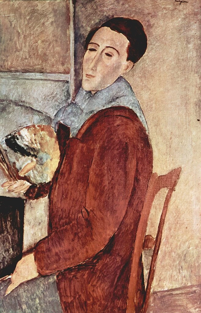 Amedeo Modigliani - Autoritratto, Museu de Arte Contemporânea da Universidade de São Paulo